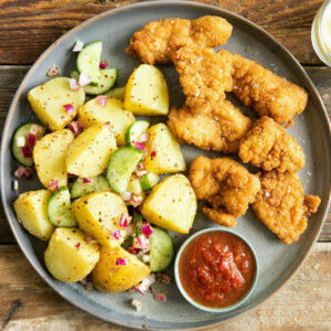 K1. Gebackenes Hähnchen