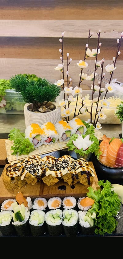 Asiatisch inspiriertes Sushi-Gericht aus der Küche von Musuko in Helmstedt