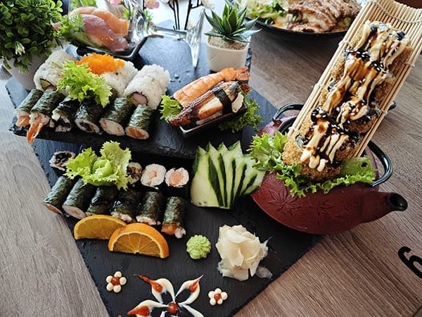 Begegnungen von Gästen im Musuko Restaurant in Helmstedt