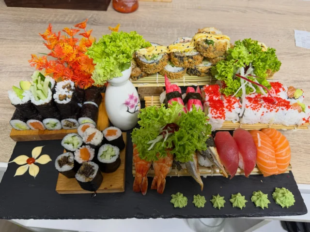 Shushi menu …sehr lecker 😋…musuko Helmstedt